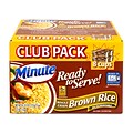 Minute Brown Rice Ready To Serve Microwaveable Cups, 8/Pack (220-00895)