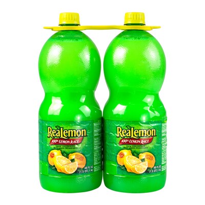 ReaLemon 100% Lemon Juice from Concentrate, 48 oz, 2 Pack (220-00913)