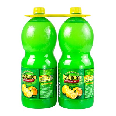 ReaLemon 100% Lemon Juice from Concentrate, 48 oz, 2/Pack (220-00913)