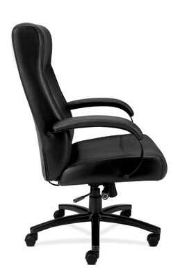 HON Validate Leather Executive Big & Tall Chair, 449.7 lb. Capacity, Black (BSXVL685SB11)