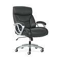 Sadie Leather Big and Tall High-Back Executive Chair, Black (BSXVST341)