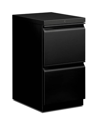 HON Pedestal File, File/File, 15W, Black (BSXHBMP2FP)