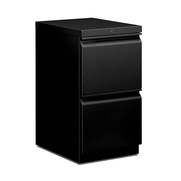 HON Pedestal File, File/File, 15W, Black (BSXHBMP2FP)