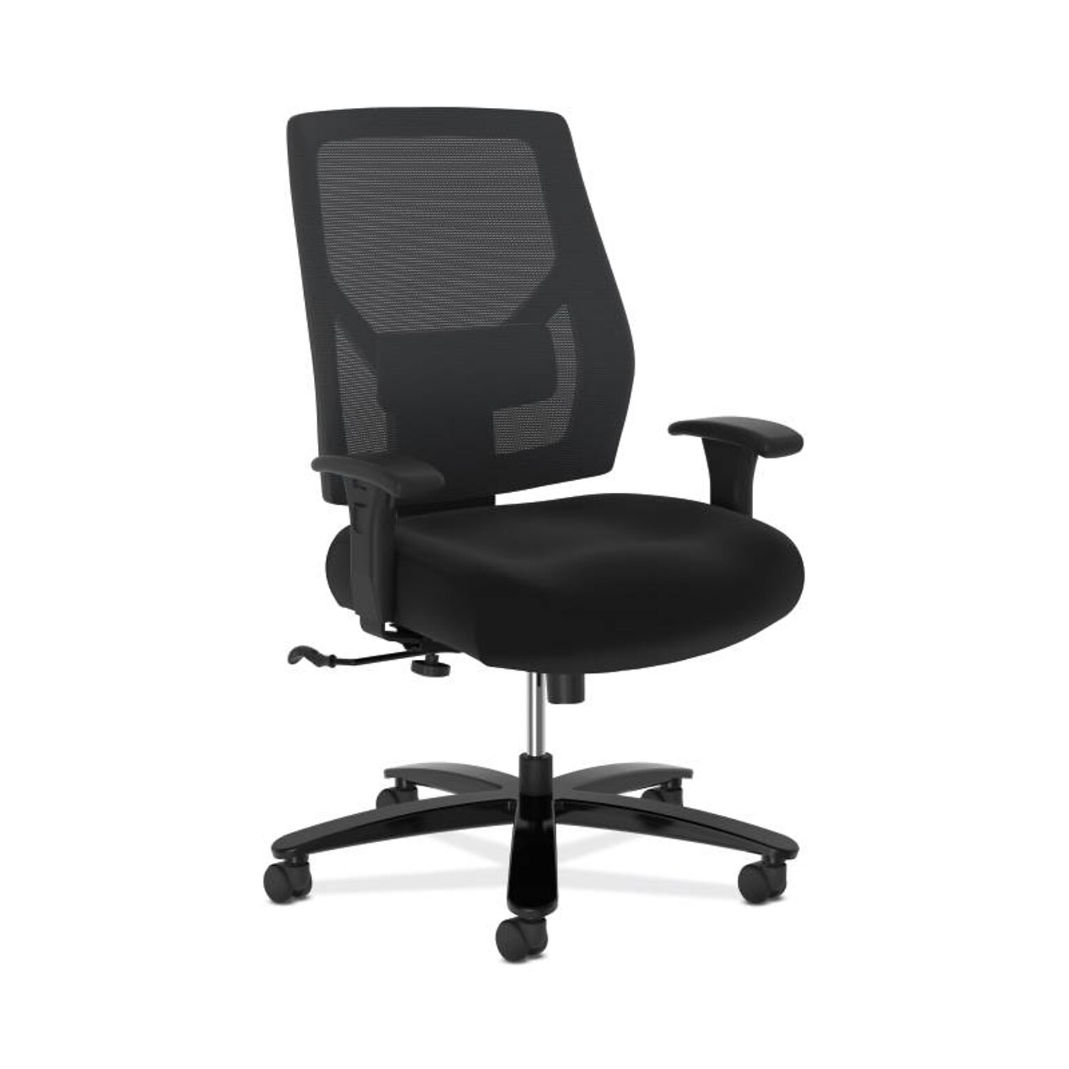 HON Crio Fabric Drafting Big & Tall Chair, 450 lb. Capacity, Black (BSXVL585ES10DSM)