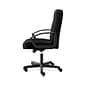 HON High-Back Executive Chair, Center-Tilt, Fixed Arms, Black Fabric (BSXVL601VA10)