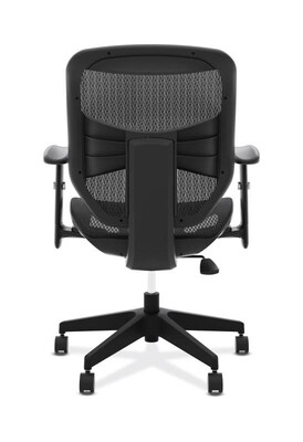 HON Prominent Mesh High-Back Task Chair, Adjustable Arms, Black Mesh (BSXVL534MST3)