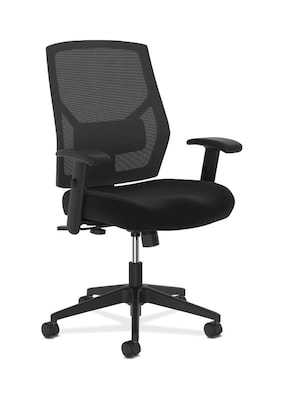 HON Crio Fabric/Mesh High-Back Task Chair, Black (BSXVL581ES10T)