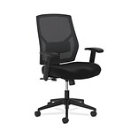 HON Crio Fabric/Mesh High-Back Task Chair, Black (BSXVL581ES10T)