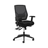 HON Crio High-Back Task Chair, Mesh Back, Adjustable Arms, Adjustable Lumbar, Black Fabric (BSXVL582