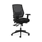 HON Crio High-Back Task Chair, Mesh Back, Adjustable Arms, Adjustable Lumbar, Black Fabric (BSXVL582ES10T)