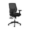 HON Crio High-Back Task Chair, Mesh Back, Adjustable Arms, Adjustable Lumbar, Black Fabric (BSXVL582