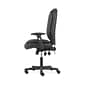 Sadie High-Back Task Chair, Height Adjustable Arms, Height Adjustable Back, Black Leather (BSXVST331)