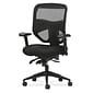 HON Prominent Mesh High-Back Task Chair, Asynchronous Control, Seat Glide, 2-Way Arms, Black Mesh (B