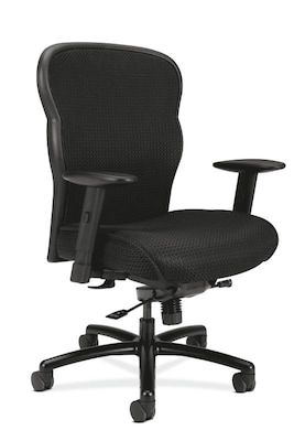 HON Wave Mesh Executive Big & Tall Chair, 449.7 lb. Capacity, Black (BSXVL705VM10N)