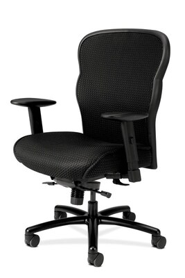 HON Wave Mesh Executive Big & Tall Chair, 449.7 lb. Capacity, Black (BSXVL705VM10N)