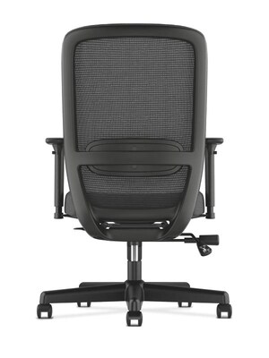 HON Exposure Mesh High-Back Task Chair, Synchro-Tilt, Lumbar, Seat Glide, 2-Way Arms, Black Fabric (BSXVL721LH10)
