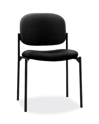 HON Scatter Fabric Stacking Guest Chair, Black (BSXVL606VA10)