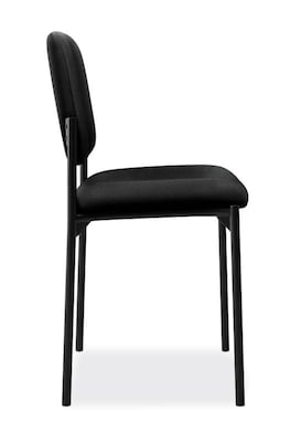 HON Scatter Fabric Stacking Guest Chair, Black (BSXVL606VA10)
