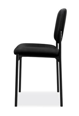 HON Scatter Fabric Stacking Guest Chair, Black (BSXVL606VA10)