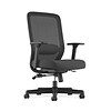 HON Exposure Mesh High-Back Task Chair, Synchro-Tilt, Lumbar, Seat Glide, 2-Way Arms, Black Fabric (