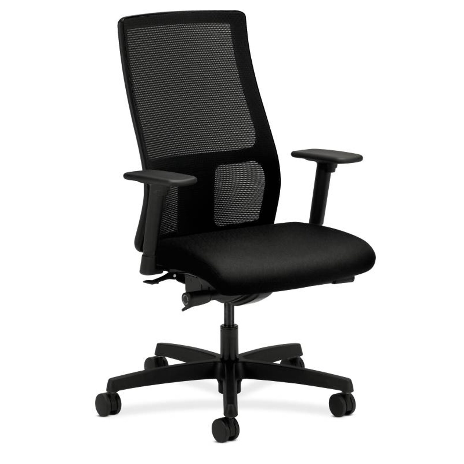 HON Ignition Mesh Back Fabric Computer and Desk Chair, Black (HONIW103CU10)