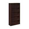 HON 10500 Series Bookcase, 5 Shelves, 36W, Mahogany Finish (HON105535NN)