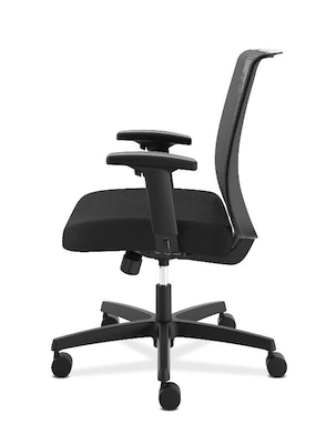 HON Convergence Mesh Back Fabric Task Chair, Black (LIBCONV)