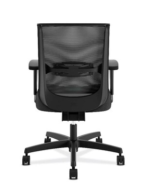 HON Convergence Vinyl Task Chair, Adjustable Arms, Black (HONCMY1AUR10)