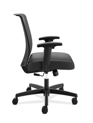 HON Convergence Mesh Back Vinyl Task Chair, Black (HONCMS1AUR10)