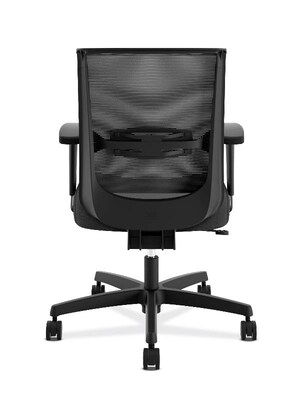 HON Convergence Mesh Back Vinyl Task Chair, Black (HONCMS1AUR10)