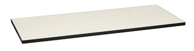 HON Huddle Table Top, Rectangle, Flat Edge, 60W x 24D, Silver Mesh Finish (HONMT2460GNB9P)