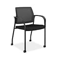 HON Ignition ilira-Stretch Mesh Multi-Purpose Stacking Chair, Black (HONIS107IMCU10)