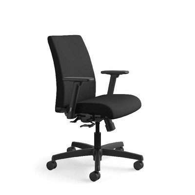 HON Ignition Fabric Task Chair, Black (HONIT105CU10)