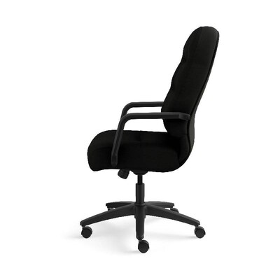 HON Pillow-Soft Leather Executive Chair, Black (HON2091SR11T)