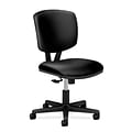 HON Volt Leather Task Chair, Black (HON5703SB11T)