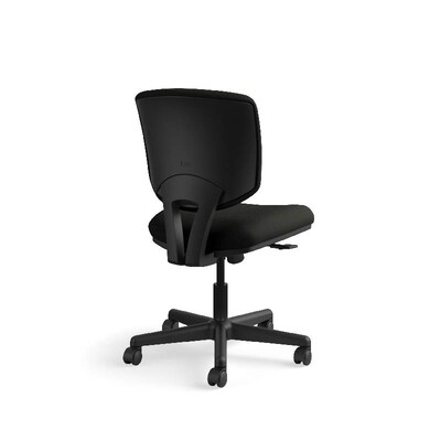 HON Volt Leather Task Chair, Black (HON5703SB11T)