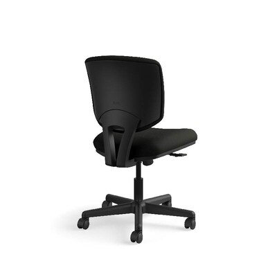 HON Volt Leather Task Chair, Black (HON5703SB11T)