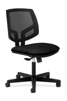 HON Volt Mesh Back Fabric Task Chair, Black (PHS-143)