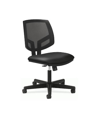 HON Volt Mesh Back Leather Task Chair, Black (HON5713SB11T)