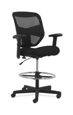 HON Prominent Mesh High-Back Task Stool, Black (HONVL539MM10)