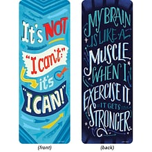 Creative Teaching Press Whats Your Mindset Motivational Quotes Bookmarks, 30 Per Pack, 6 Packs (CTP