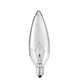 Philips Incandescent Clear B10.5 25 Watt Bulb, Pack of 12 (168245)