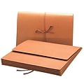 Smead 100% Recycled Reinforced File Pocket, 3 1/2 Expansion, Legal Size, Redrope, 10/Box (71055BX)