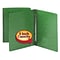 Smead Premium Pressboard Report Cover, 3 Expansion, Letter Size, Green, 25/Box (81452)