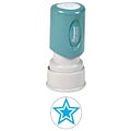 Xstamper Pre-inked Stamp, Light Blue Ink Star (036005)