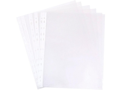 JAM PAPER Lightweight Sheet Protectors, 8-1/2 x 11, Clear, 10/Pack (3236518865)