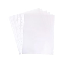 JAM PAPER Lightweight Sheet Protectors, 8-1/2 x 11, Clear, 10/Pack (3236518865)