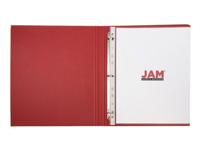 JAM PAPER Lightweight Sheet Protectors, 8-1/2" x 11", Clear, 10/Pack (3236518865)