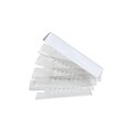 Staples Plastic Tabs, 3-1/2 x 5/8, Clear, 25/Pack (117945/43T CLE)