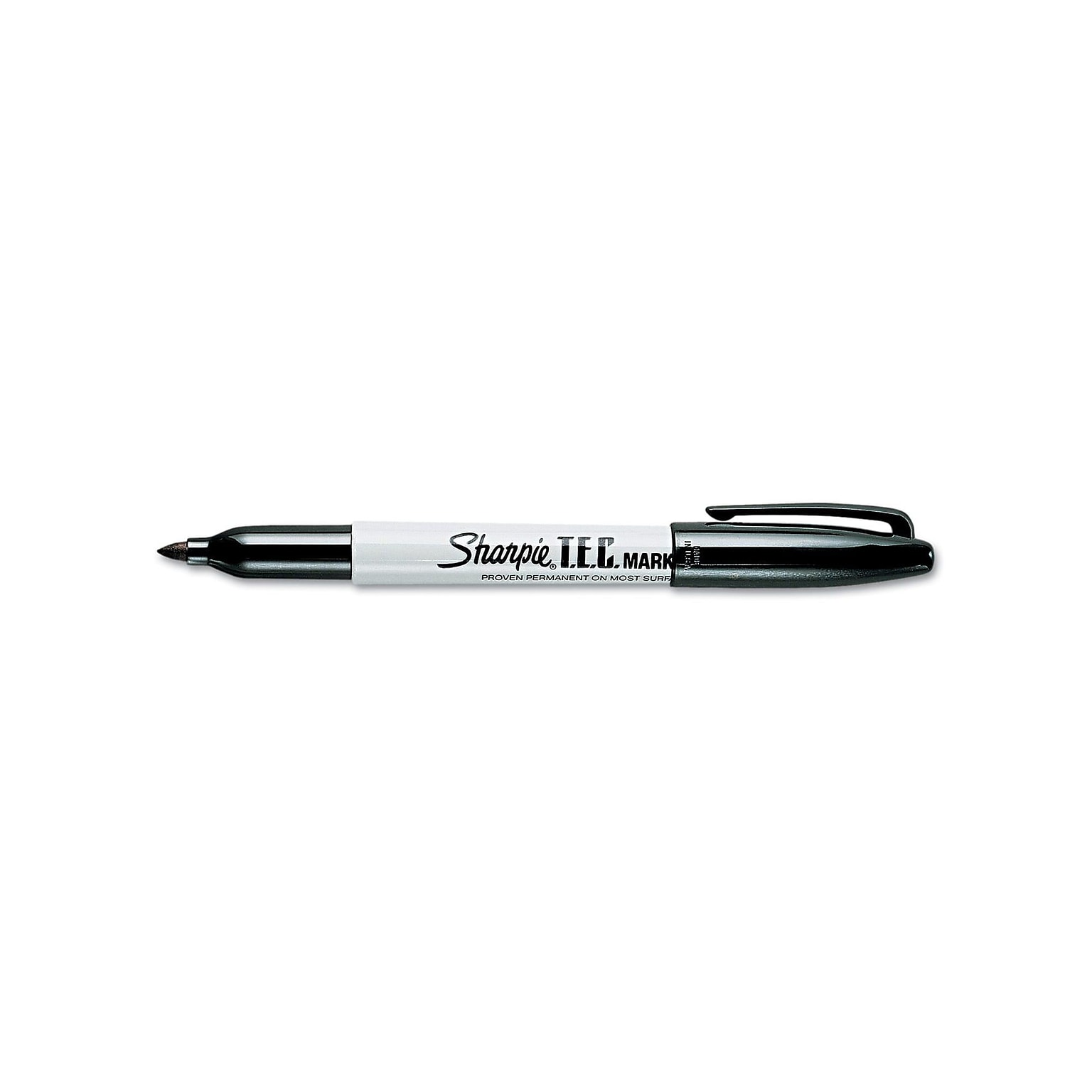 Sharpie T.E.C. Permanent Marker, Fine Tip, Black (13401)